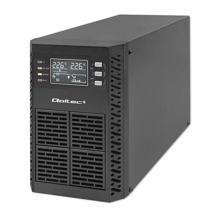 Sai Sistema De Alimentación Ininterrumpida Qoltec 52280 Ups 1 Kva 1000 W Factor De Potencia 1.0 Lcd Epo Usb Online