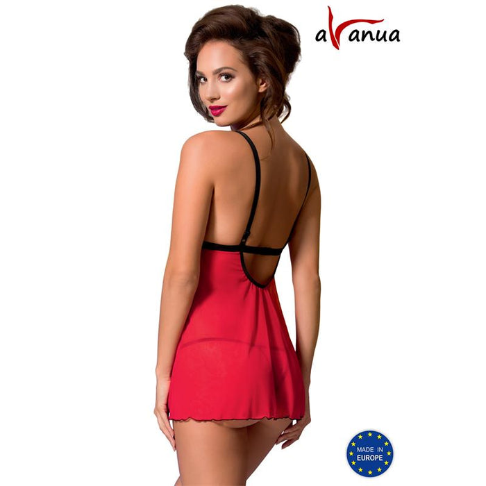 Salome Chemise Rojo Talla (Interno):S/M
