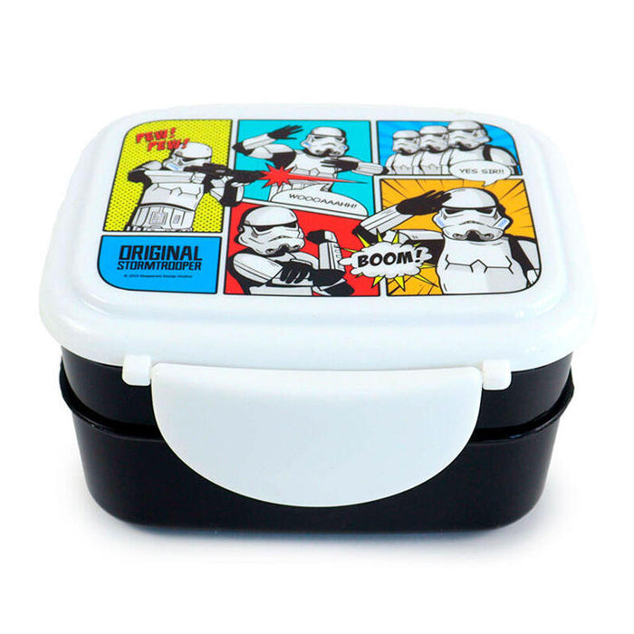 Sandwichera + Cubiertos Soldado Imperial Stormtrooper Star Wars