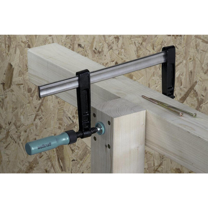 Sargento De Tornillo 1" Sc 80-200" 80mm Largo 3058000 Wolfcraft