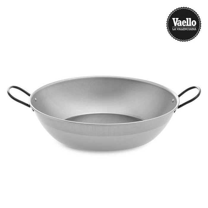 Sarten Honda Pulida Con Asas Ø50cm. Vaello