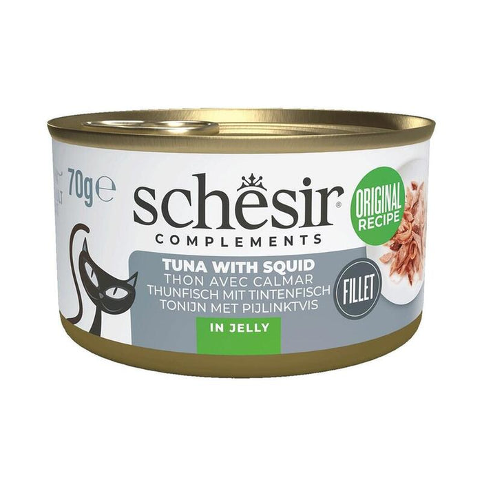 Schesir Complements Tuna With Squids In Jelly - Wet Cat Food - 70g