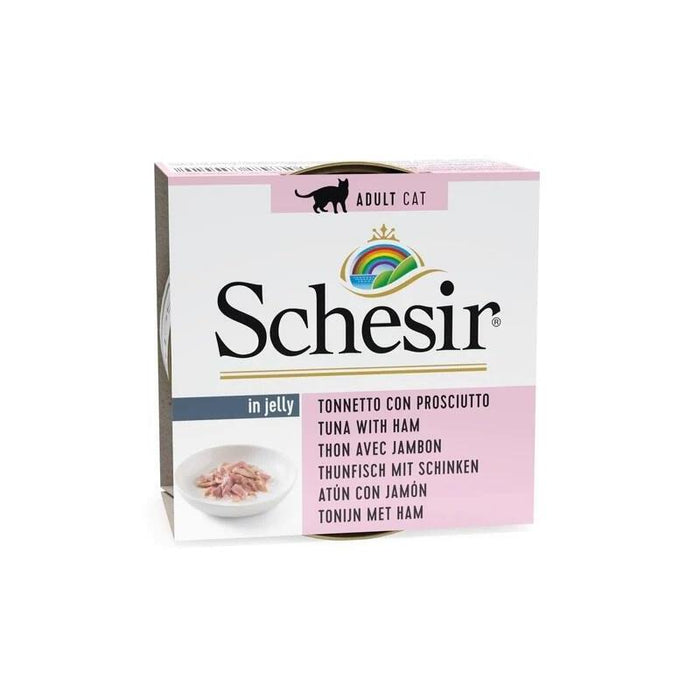 Schesir In Jelly Tuna With Ham - Comida Húmeda Para Gatos - 85 G