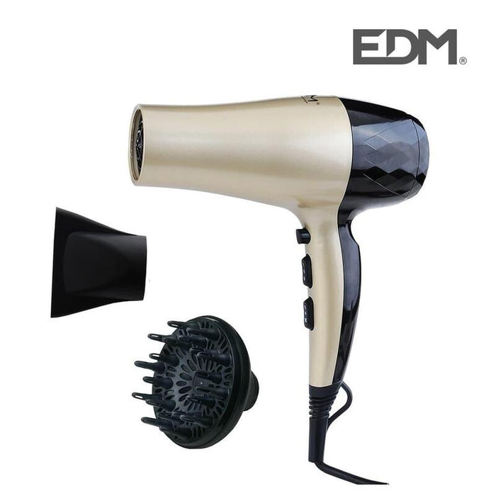 Secador De Cabello. 1800-2200w. 9x21x28,5cm Edm