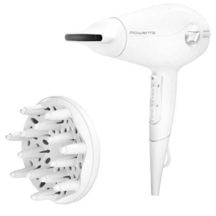 Secador De Pelo + Masajeador Facial Rowenta Cv6602es 2400w Blanco