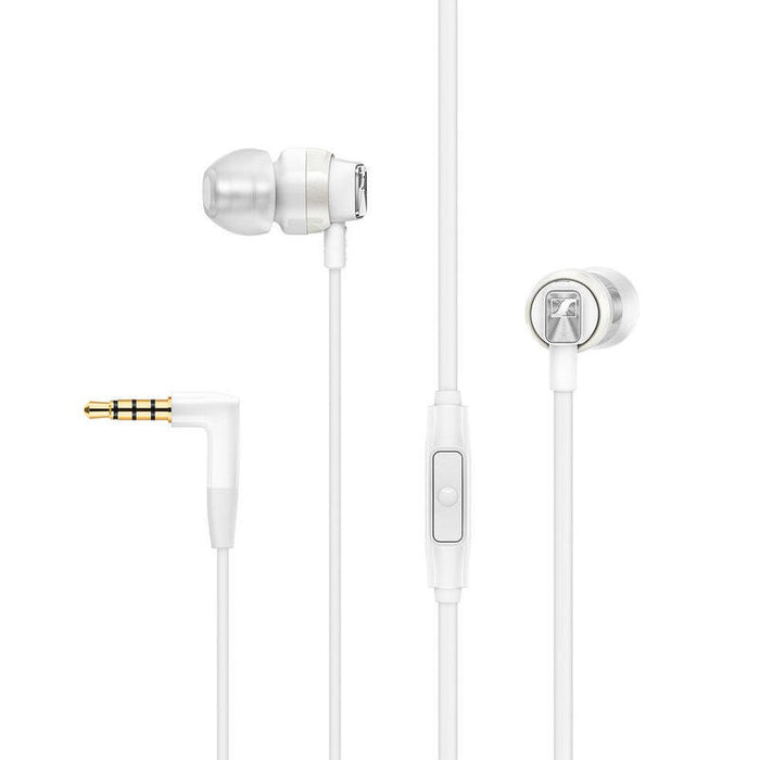 Sennheiser Cx 300s, Auriculares, Dentro De Oído, Blanco, Monoaural, Botones, 1,2 M