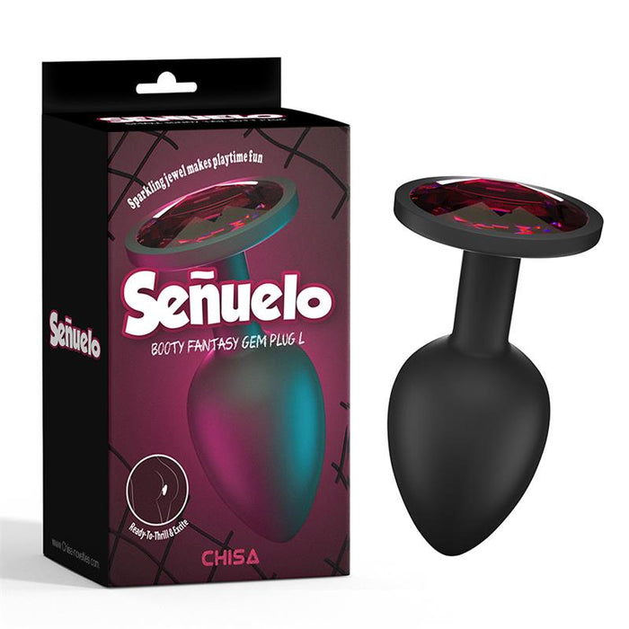 Señuelo Plug Anal Con Joya Talla (Interno):S