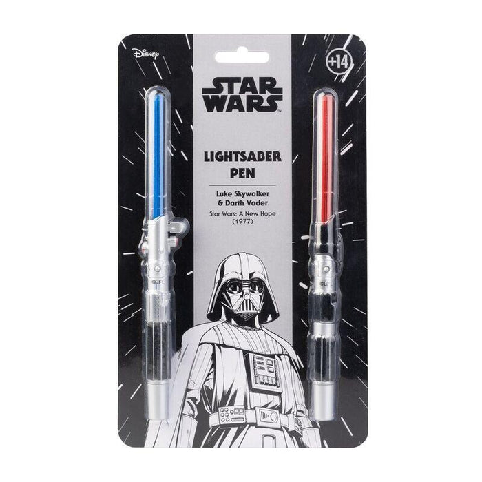 Set 2 Boligrafos Sable Laser Star Wars Luz
