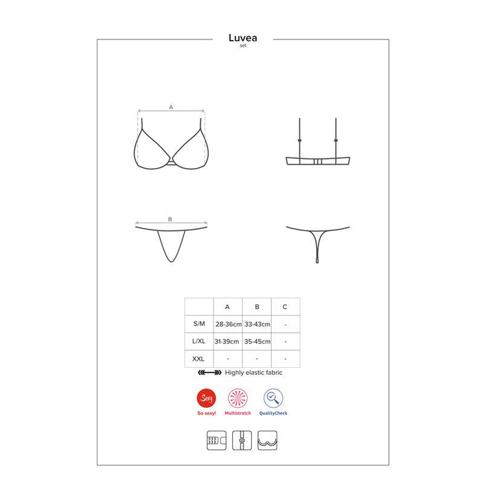 Set 2 Piezas Luvae Talla (Interno):S/M