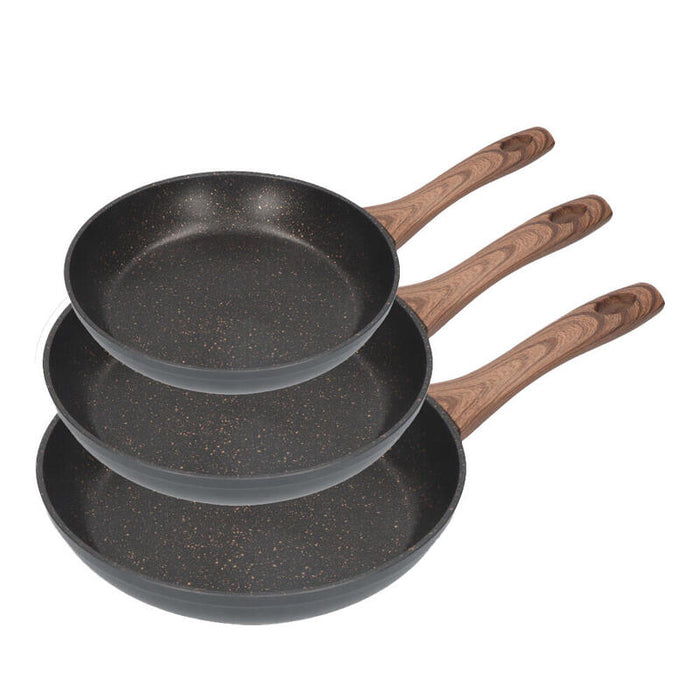 Set 3 Sartenes Antiadherentes "Serie Eneas" Edm