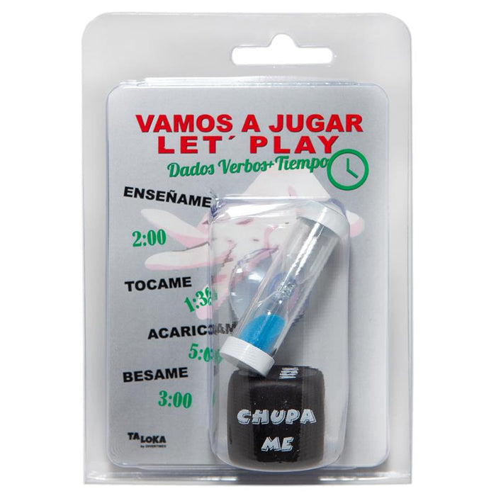 Taloka - Dado C/ Verbos +Reloj De Arena Vamos A Jugar /Es/Pt/En/Fr/It/