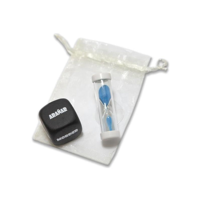 Bolsa De Dado Sado De 3 Mm X 3 Mm + Reloj De Arena