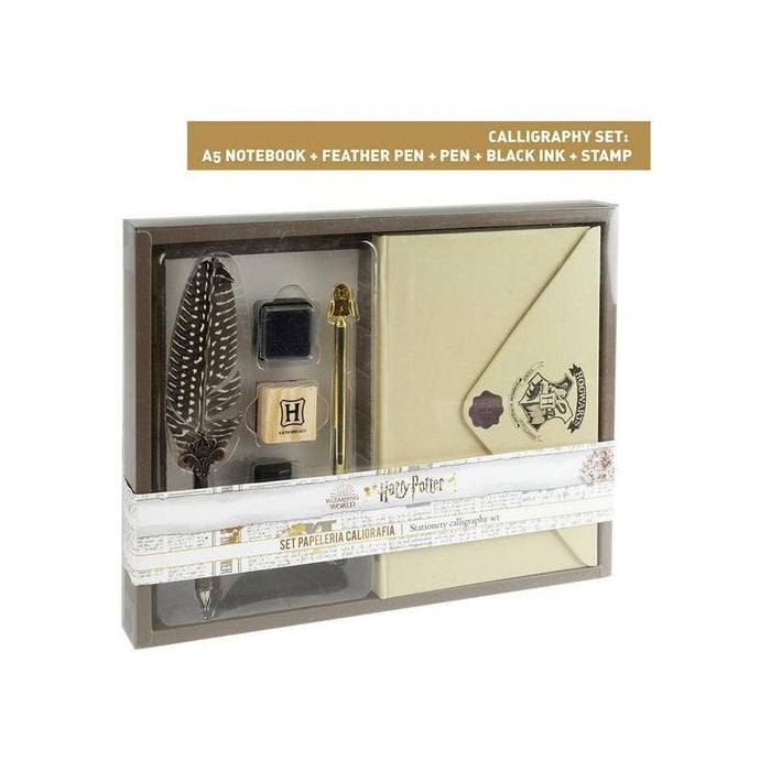 Set De Papelería Caligrafía Harry Potter White