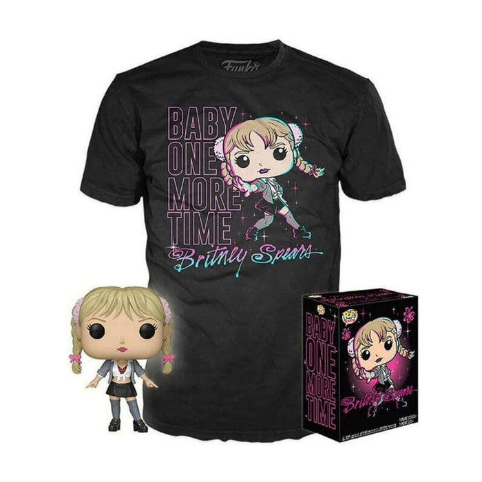 Set Figura Pop & Tee Britney Spears One More Time Exclusive Talla Xl