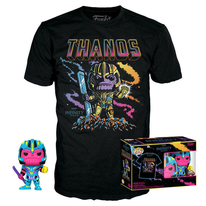 Set Figura Pop & Tee Marvel Infinity Saga Thanos Exclusive Talla M