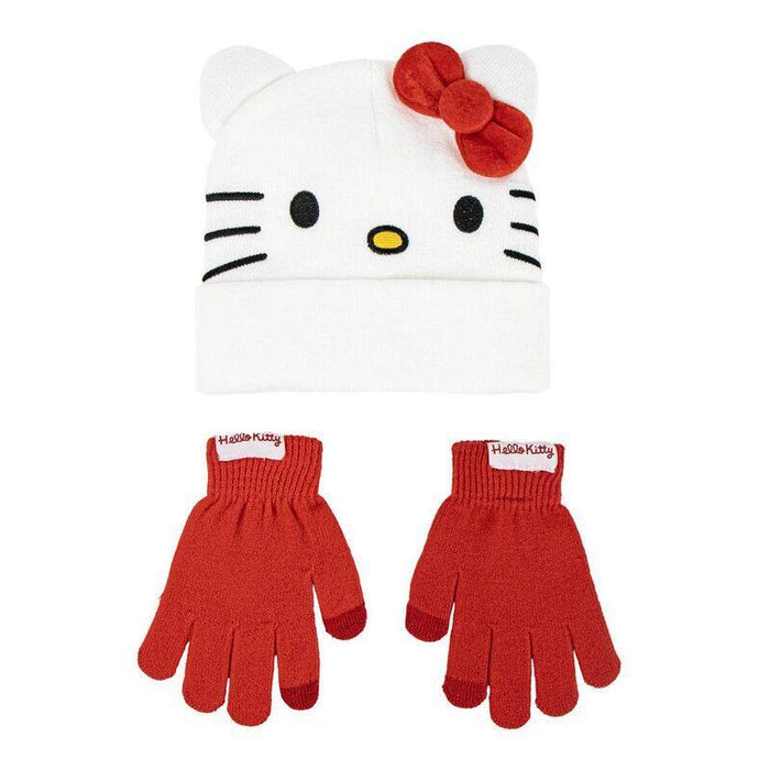 Set Gorro Y Guantes Hello Kitty