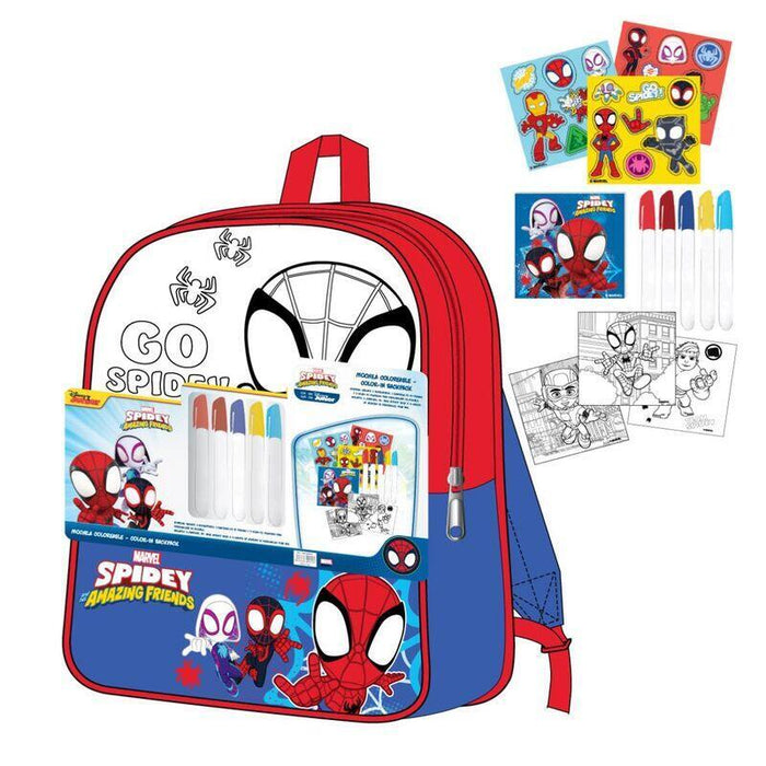 Set Mochila Diy Spidey Amazing Friends Marvel