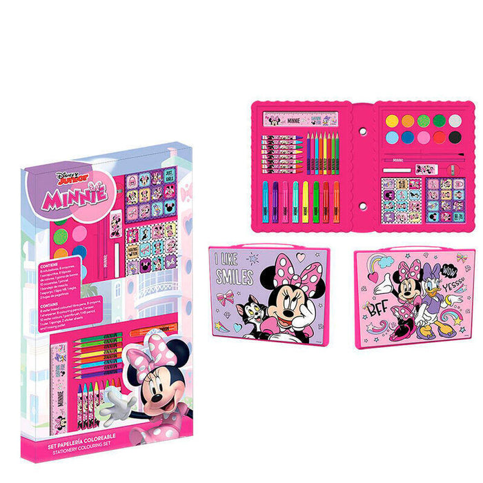 Set Papeleria Coloreable Minnie Disney