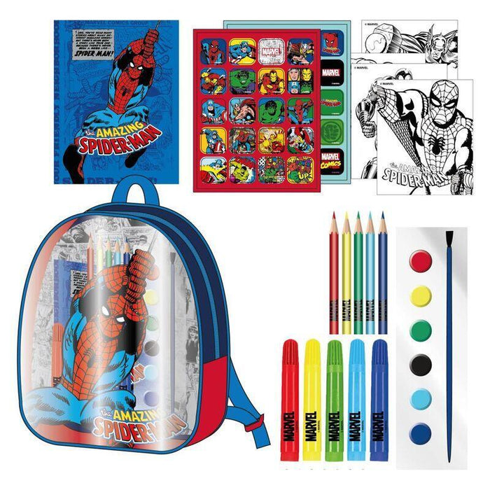Set Papeleria Mochila Vengadores Avengers Marvel