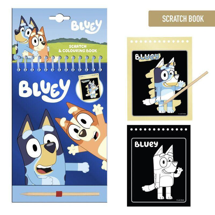 Set Papeleria Scratch Bluey