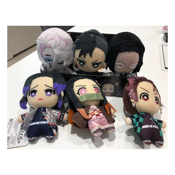 Set Peluches Banpresto Kimetsu No Yaiba Demon Slayer 9 Unidades Edicion Exclusiva