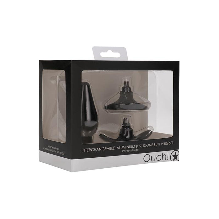 Set Plug Anal Y Ventosa Putiaguda Grande Negro