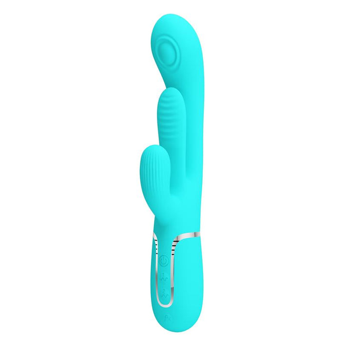 Pretty Love - Shania Triple Vibrador Rabbit Multifunción 3 En 1