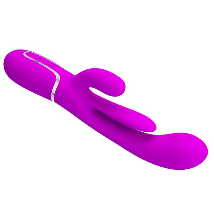 Pretty Love - Shania Triple Vibrador Rabbit Multifunción Rosa