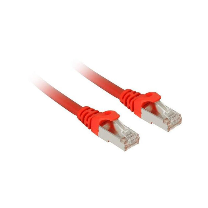Sharkoon Cable De Red Sftp, Rj-45, Mit Cat.7a Rojo, 50cm 4044951029464