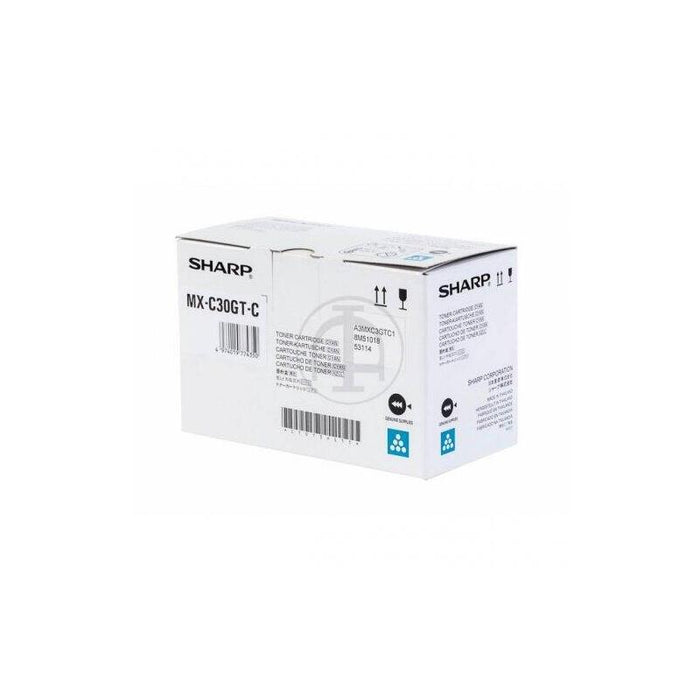 Sharp Mxc30gtc Cartucho De Tóner Original Cian 1 Pieza[S]