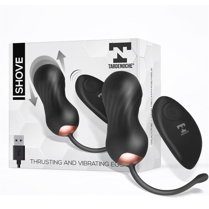 Huevo Vibrador  Shove  Con Control Remoto Usb Función Movimiento Up And Down Usb Silicona