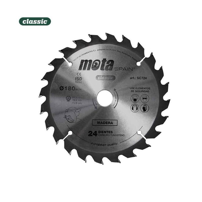 Sierra Circ Widia Ø115mm 24 Dientes Clp18 Sc124p Mota