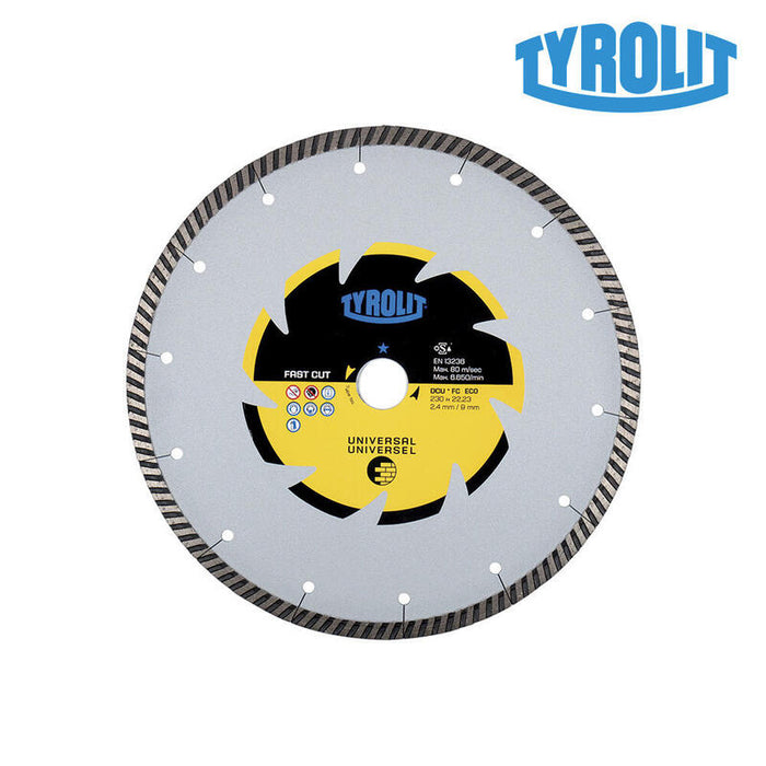 Sierra De Diamante C3r Ø230x2,4x22,23 Dcub2-Fc Tyrolit