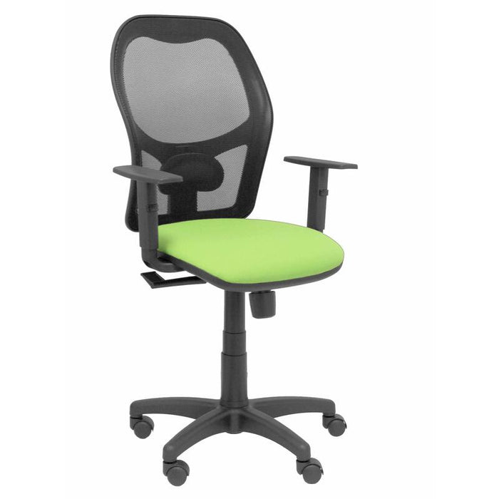 Silla Alocen Malla Negra Asiento Bali Pistacho Bra