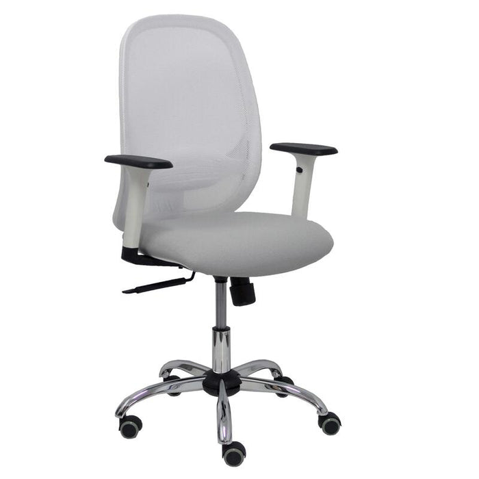 Silla Cilanco Blanca Malla Blanca Asiento Bali Gri