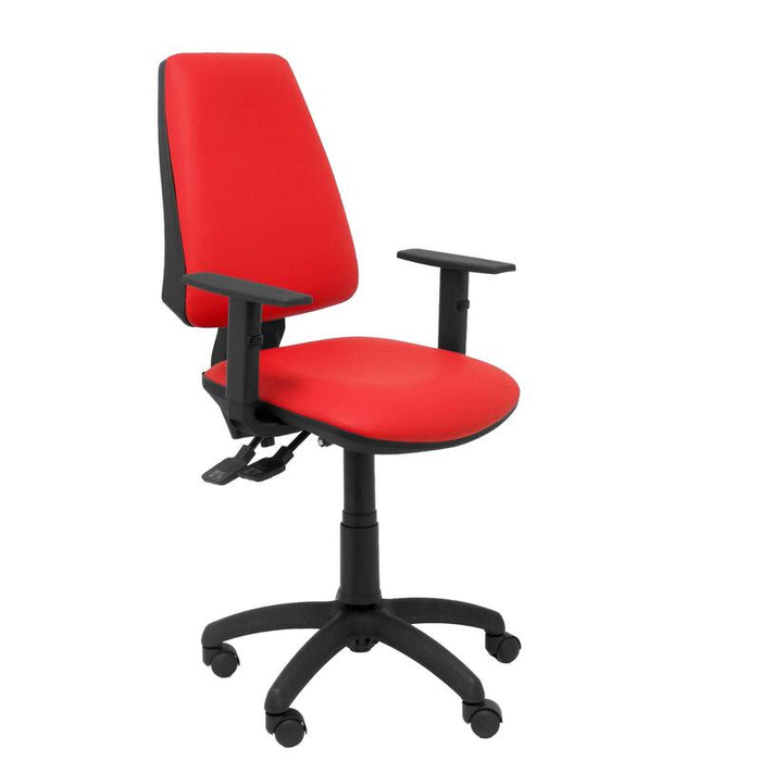 Silla Elche Sincro Similpiel Rojo Con Brazo Regul
