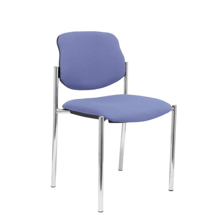 Silla Fija Villalgordo Bali Azul Claro Chasis Cro