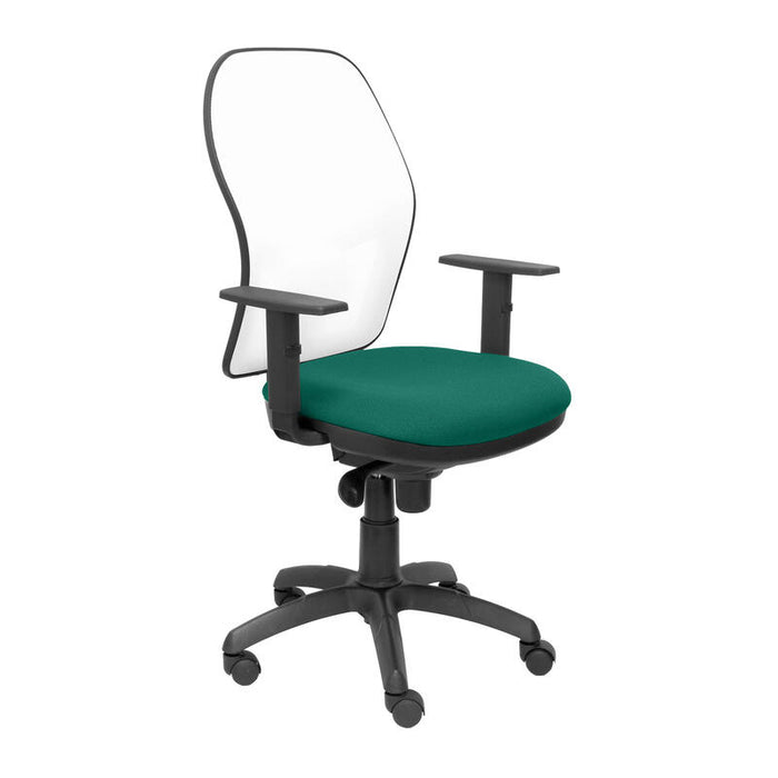 Silla Jorquera Malla Blanca Asiento Bali Verde