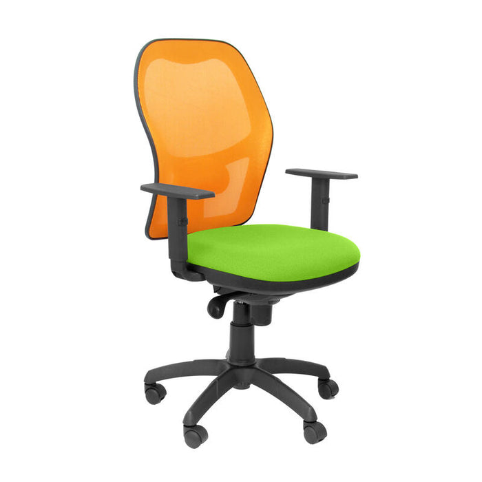 Silla Jorquera Malla Naranja Asiento Bali Verde P