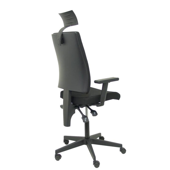 Silla Lezuza Arán Negro Brazos Regulables Cabecero