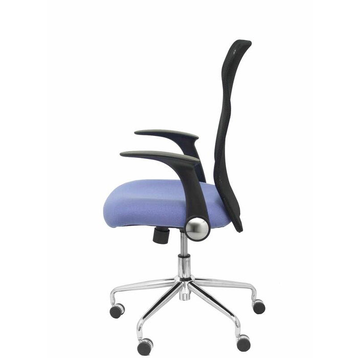 Silla Minaya Respaldo Malla Negro Asiento Bali Az