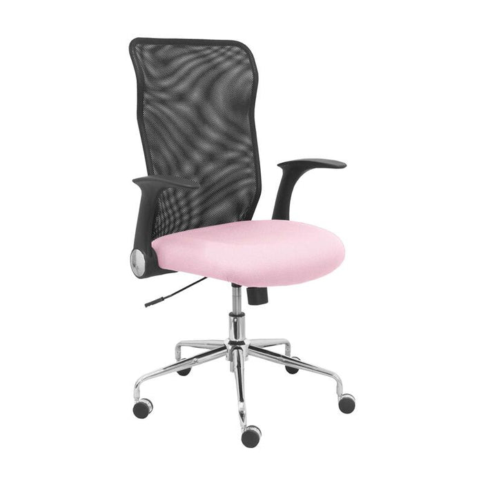 Silla Minaya Respaldo Malla Negro Asiento Bali Ro