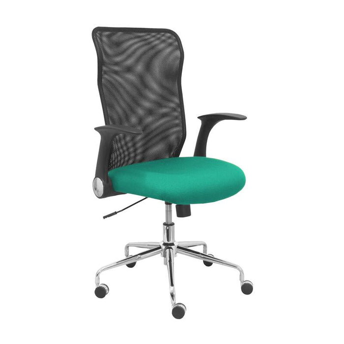 Silla Minaya Respaldo Malla Negro Asiento Bali Ve
