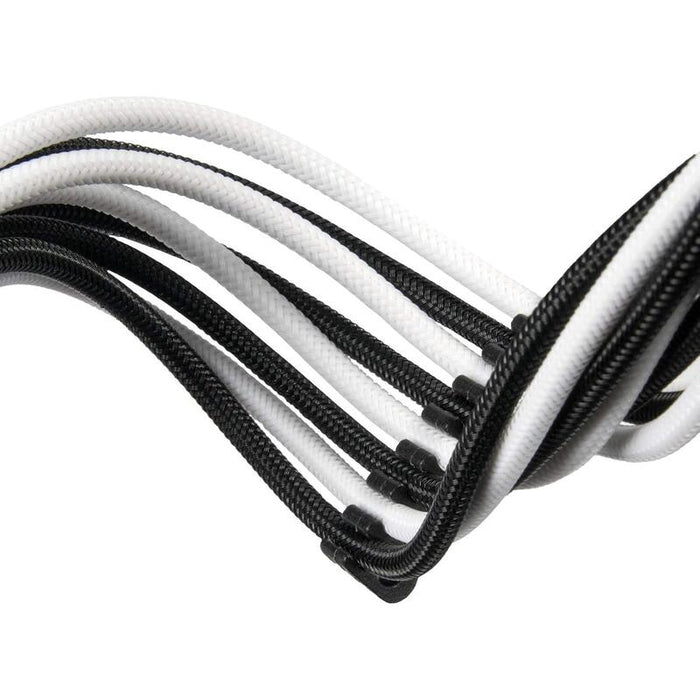 Silverstone Pp07e Cable De Extensión 8 Pines 4 + 4 Cpu Eps 300 Mm 18 Awg Sst-Pp07e-Eps8bw Negro + Blanco