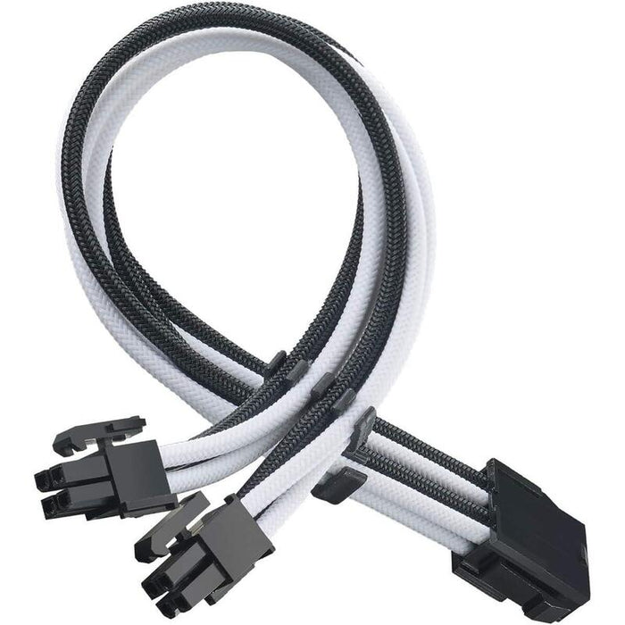 Silverstone Pp07e Cable De Extensión 8 Pines 4 + 4 Cpu Eps 300 Mm 18 Awg Sst-Pp07e-Eps8bw Negro + Blanco