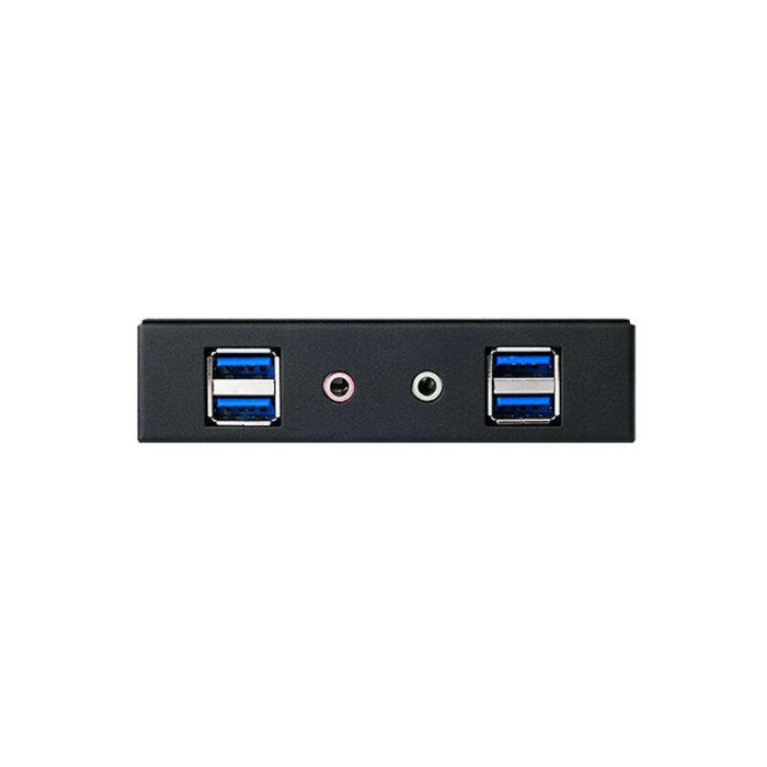 Silverstone Sst-Fp32b-E - Panel Frontal 3.5 "4x Usb 3.0 Con Audio Hd, Negro