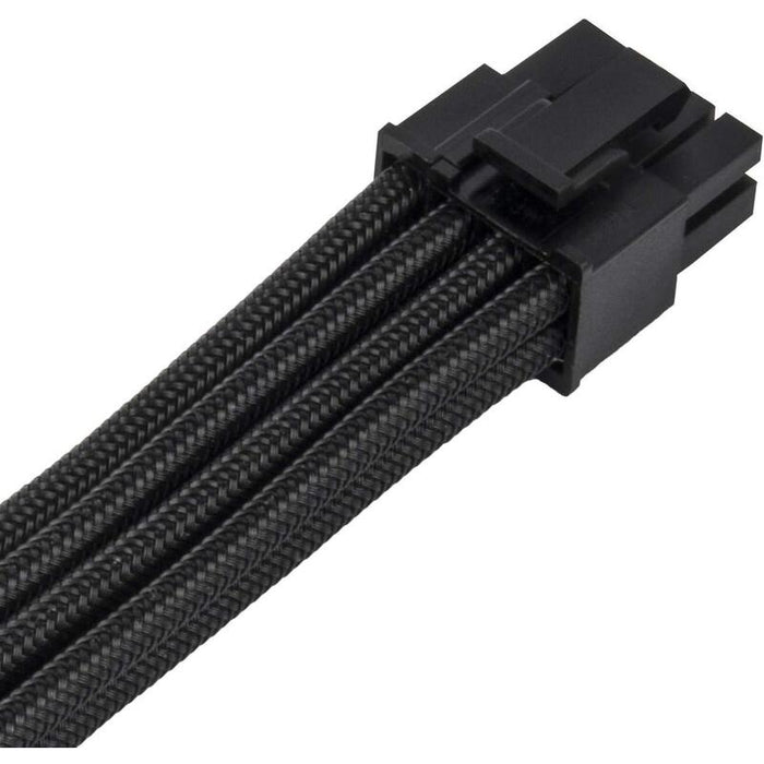 Silverstone Sst-Pp07e-Pcib - Cable Extensor Enfundado 25cm 8pines A Pci-E 6+2