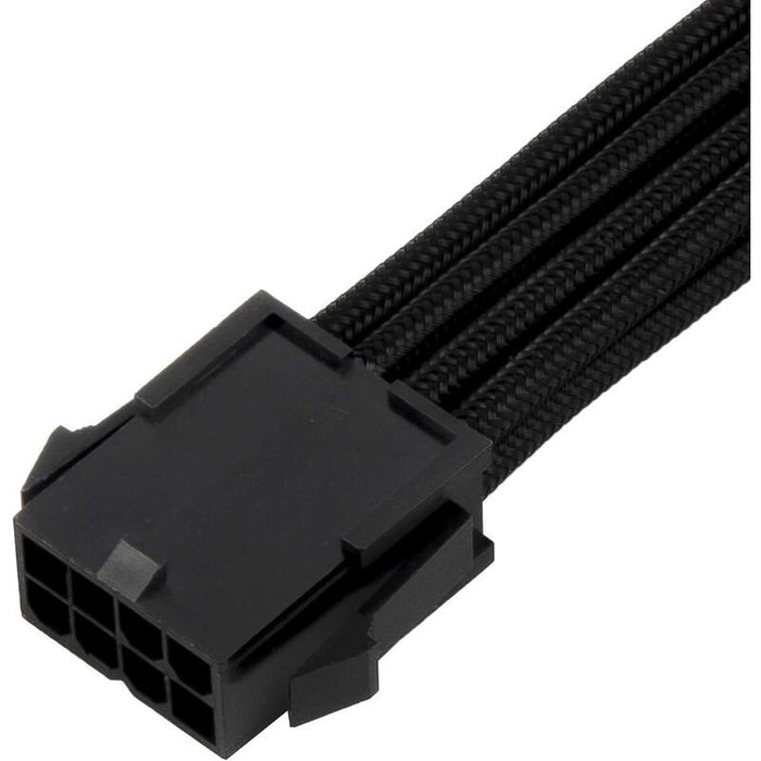 Silverstone Sst-Pp07e-Pcib - Cable Extensor Enfundado 25cm 8pines A Pci-E 6+2