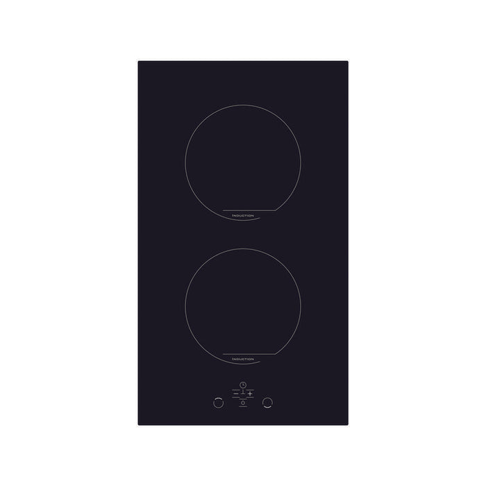 Simfer H3.020.Deisp Placa De Cocción, Inducción, Ancho 30 Cm, 2 Zonas De Cocción, Control Táctil, Negro