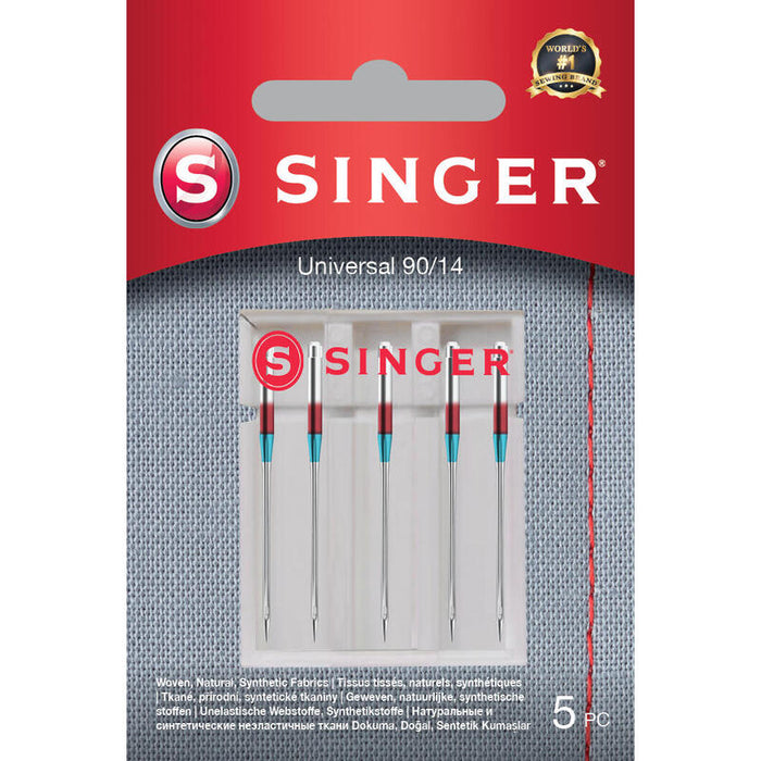 Singer Universal Needle 90 14 5pk (Woven Fabrics)